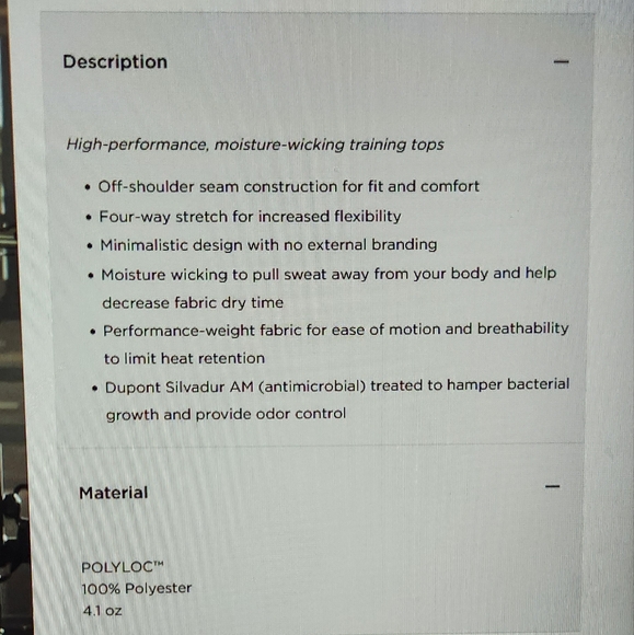 Origin Black Long Sleeve Tee Crew Neck - Picture 5 of 5